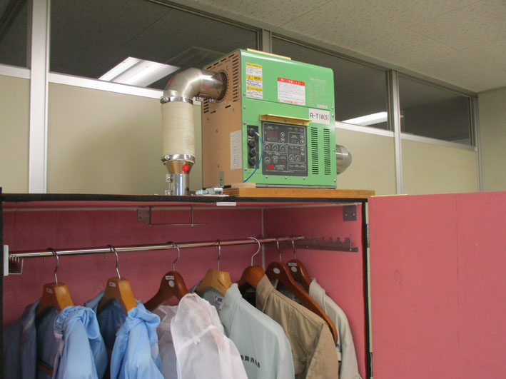 約20分で炉内温度60℃まで昇温